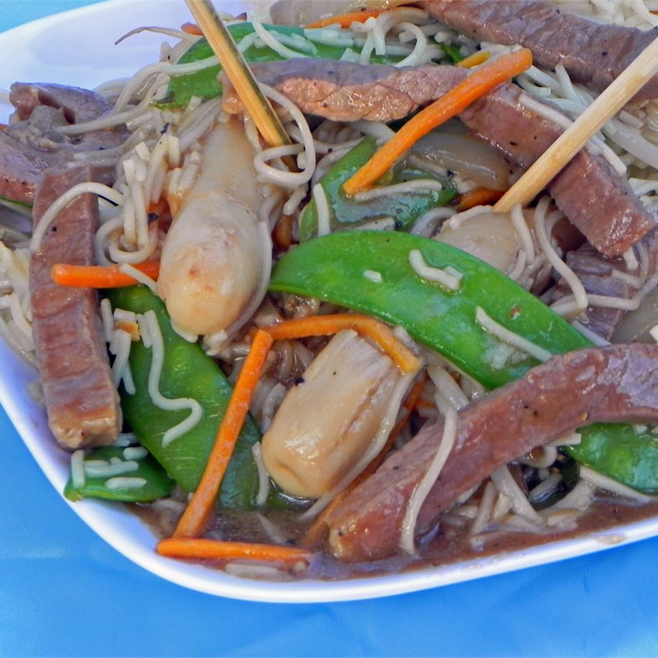 Peppery Beef Filet in Oyster Sauce