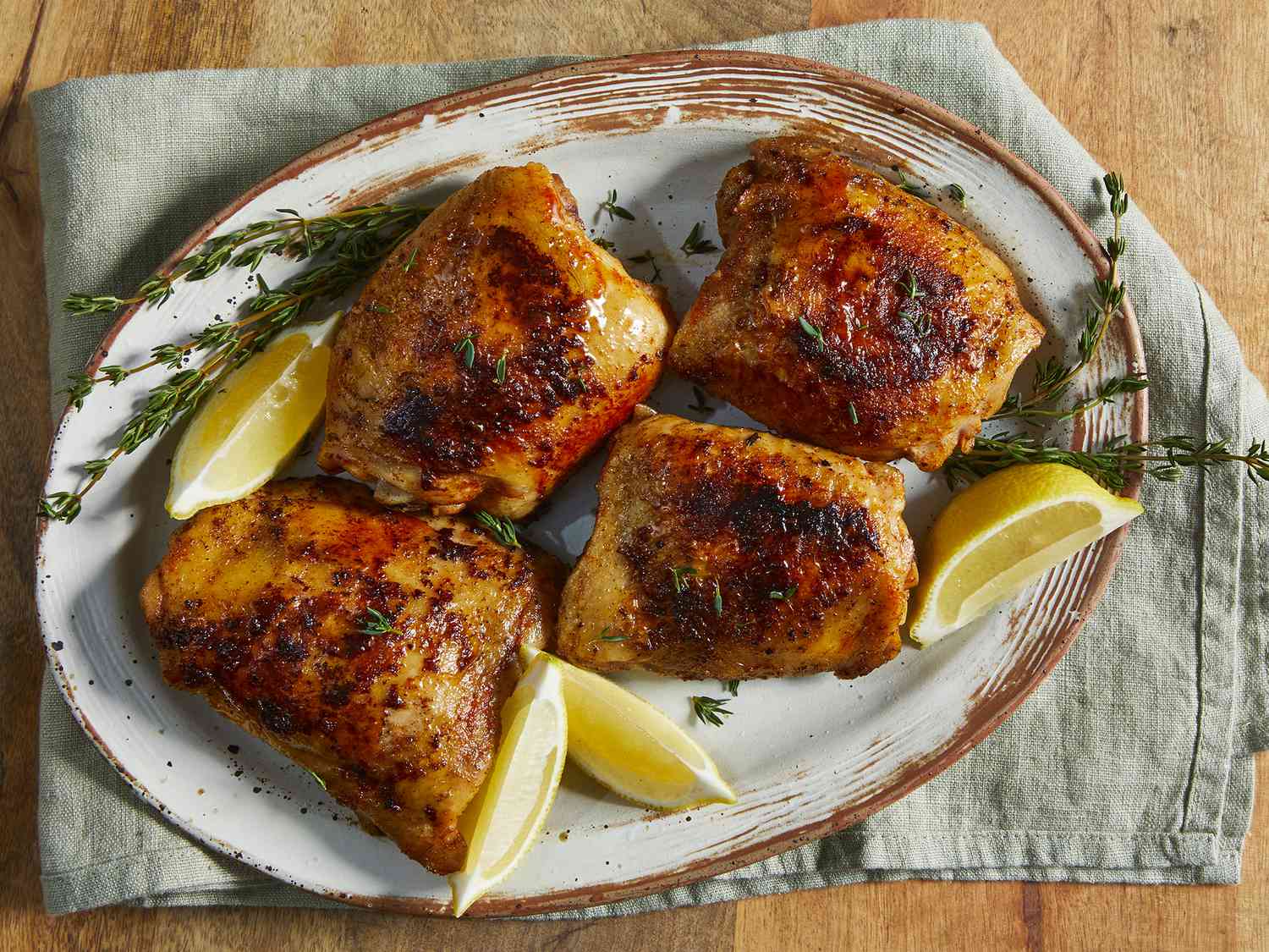 Perfectly Cooked Sous Vide Chicken Thighs