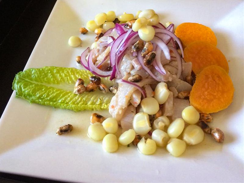 Peruvian Shrimp and Fish Ceviche
