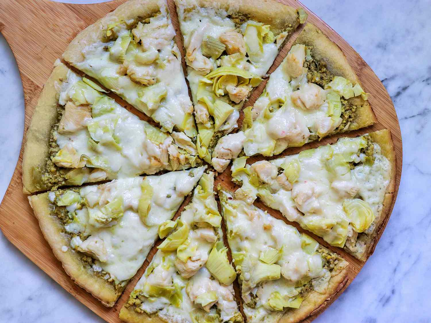 Pesto Chicken Pizza
