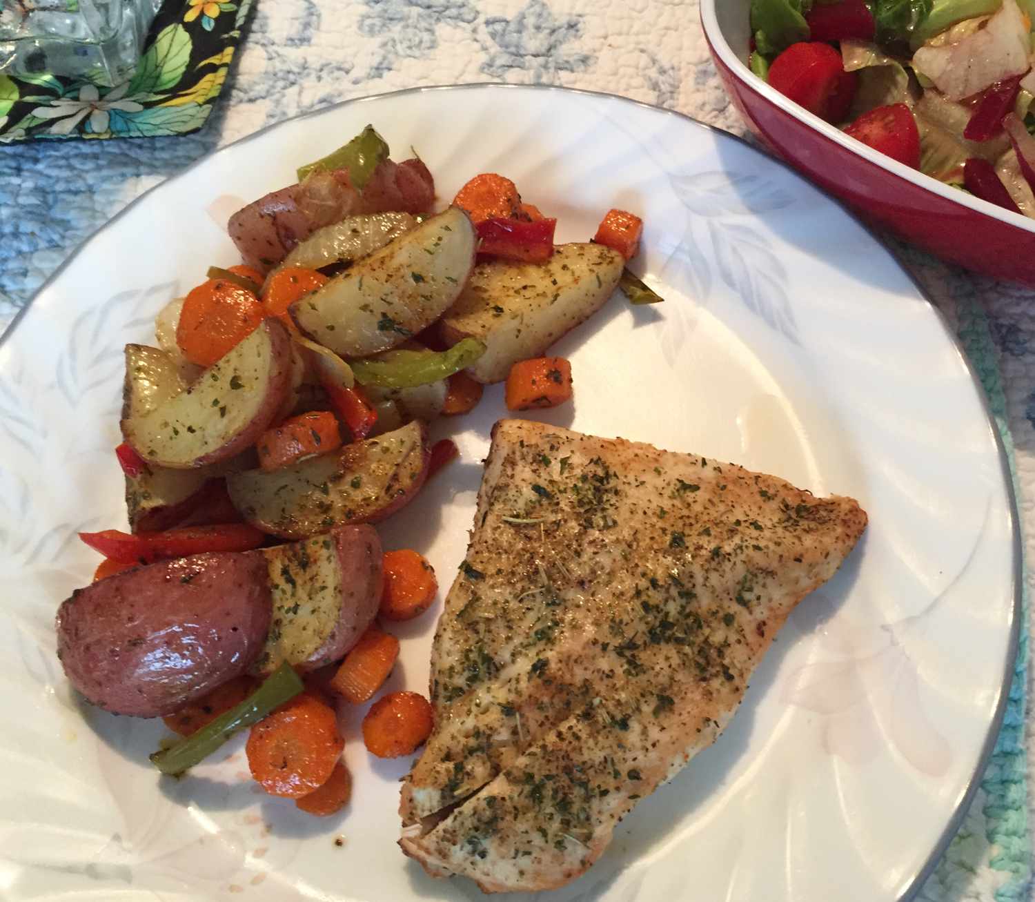 Pesto-Stuffed Chicken Breasts with Balsamic Glaze and Parmesan