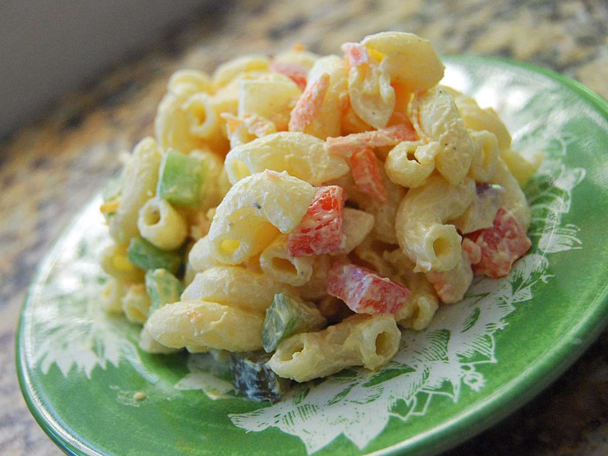 Pickle-Infused Macaroni Salad