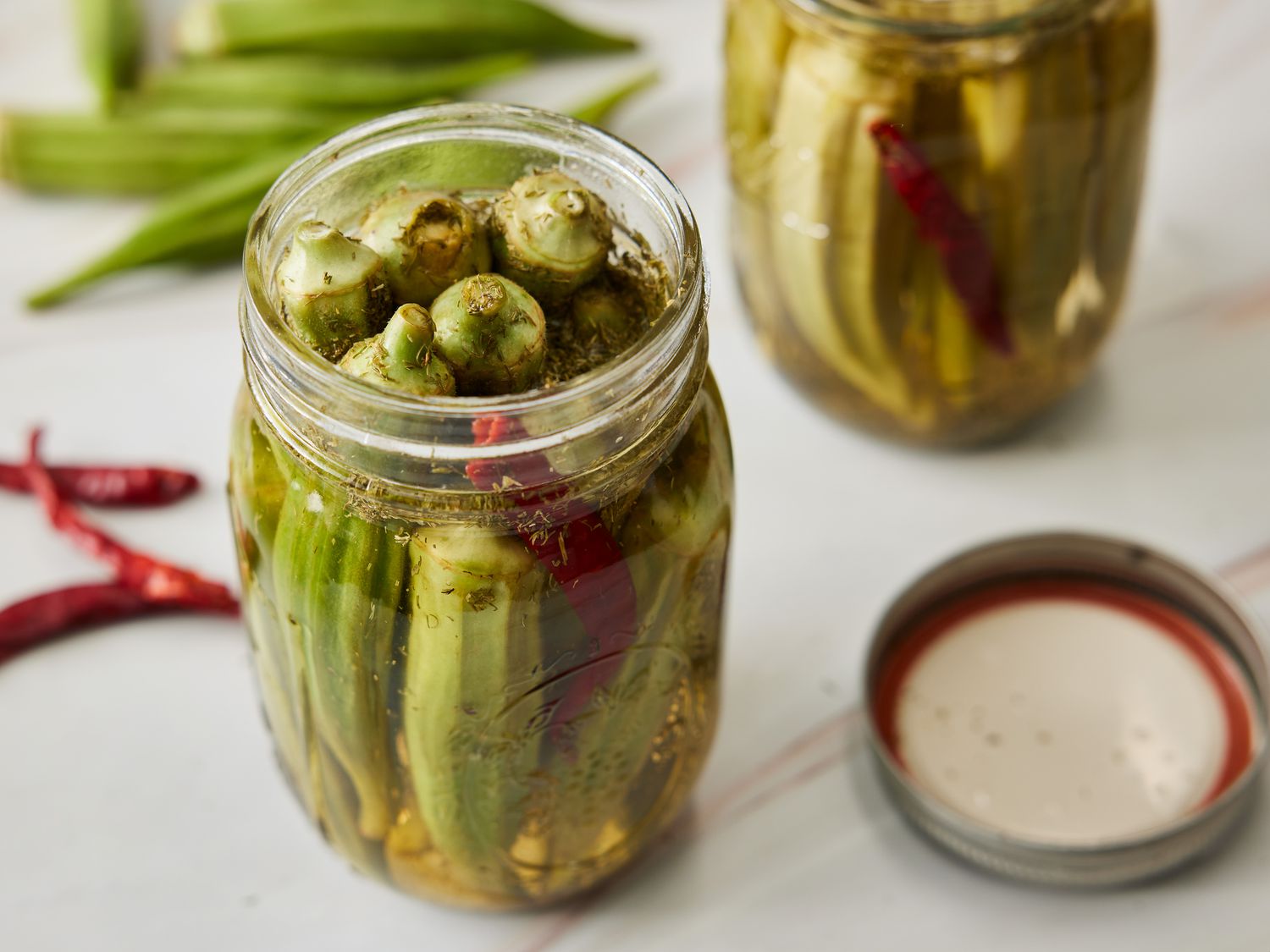 Pickled Okra Delight