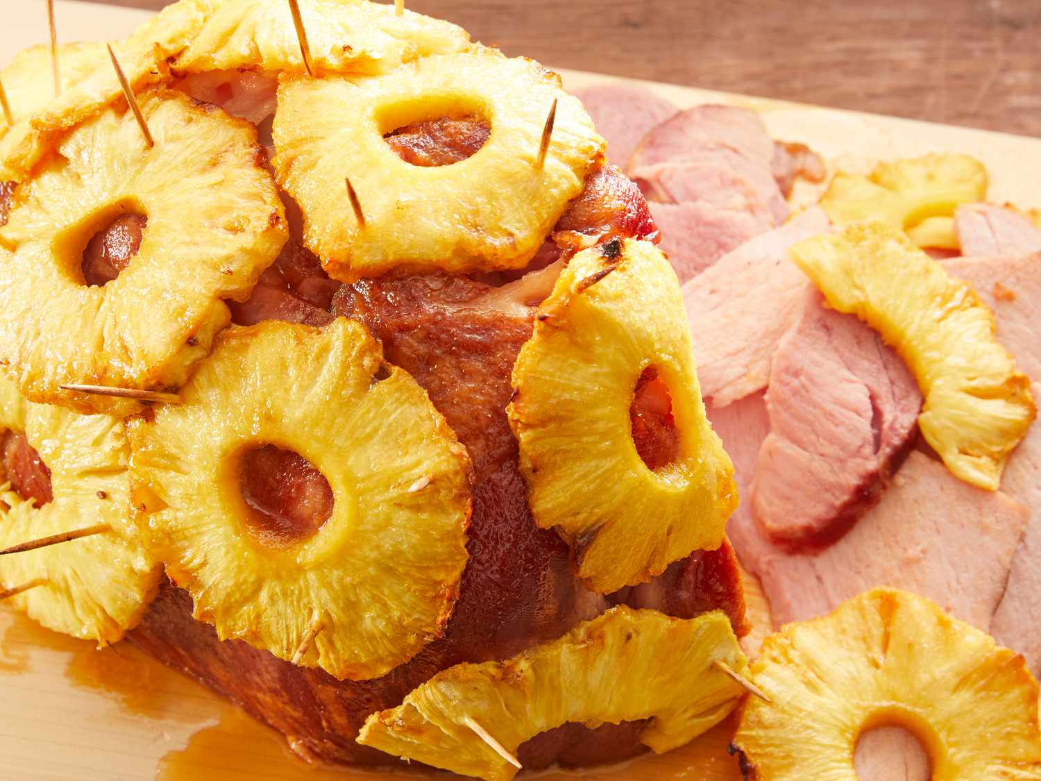 Pineapple Brown Sugar Glazed Ham