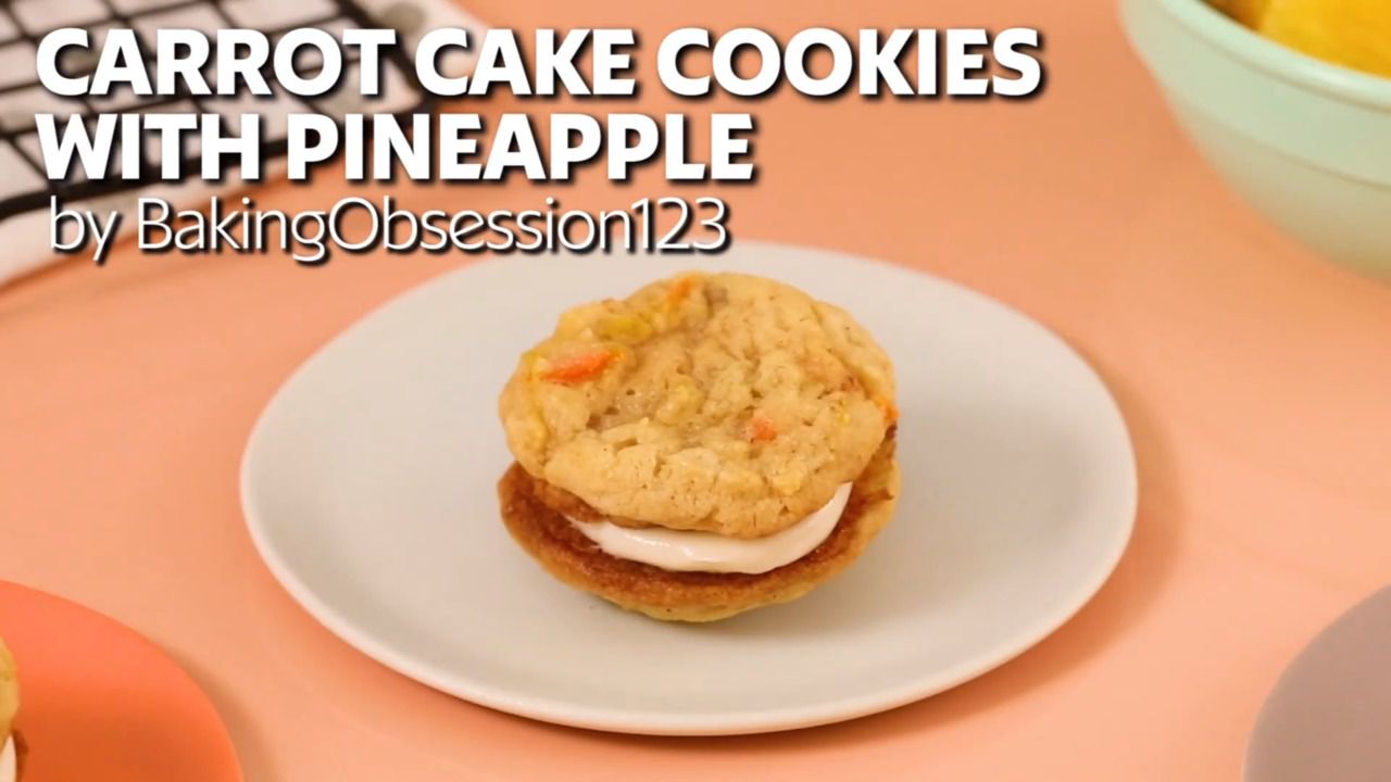 Pineapple Carrot Cake Cookies