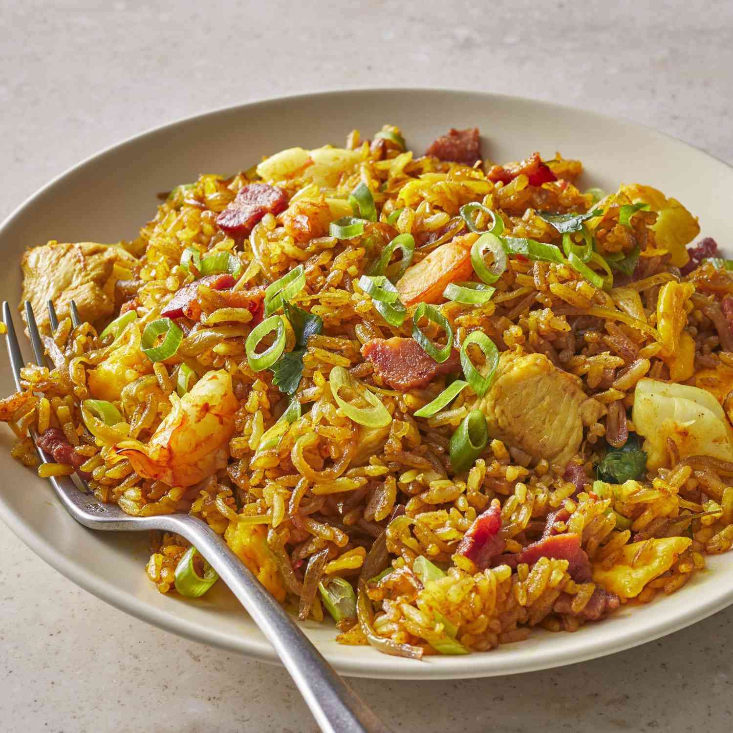 Pineapple Chicken Fried Rice