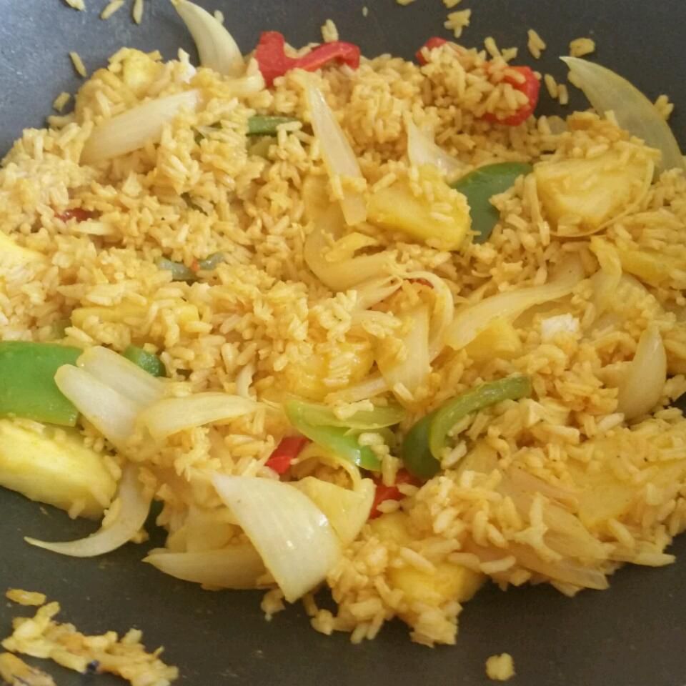 Pineapple Curry Fried Rice