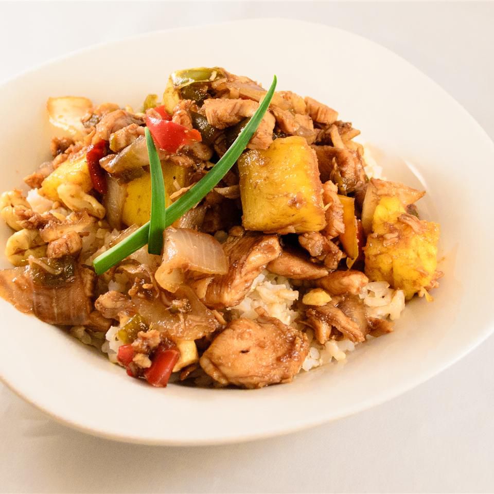 Pineapple Onion Chicken Teriyaki