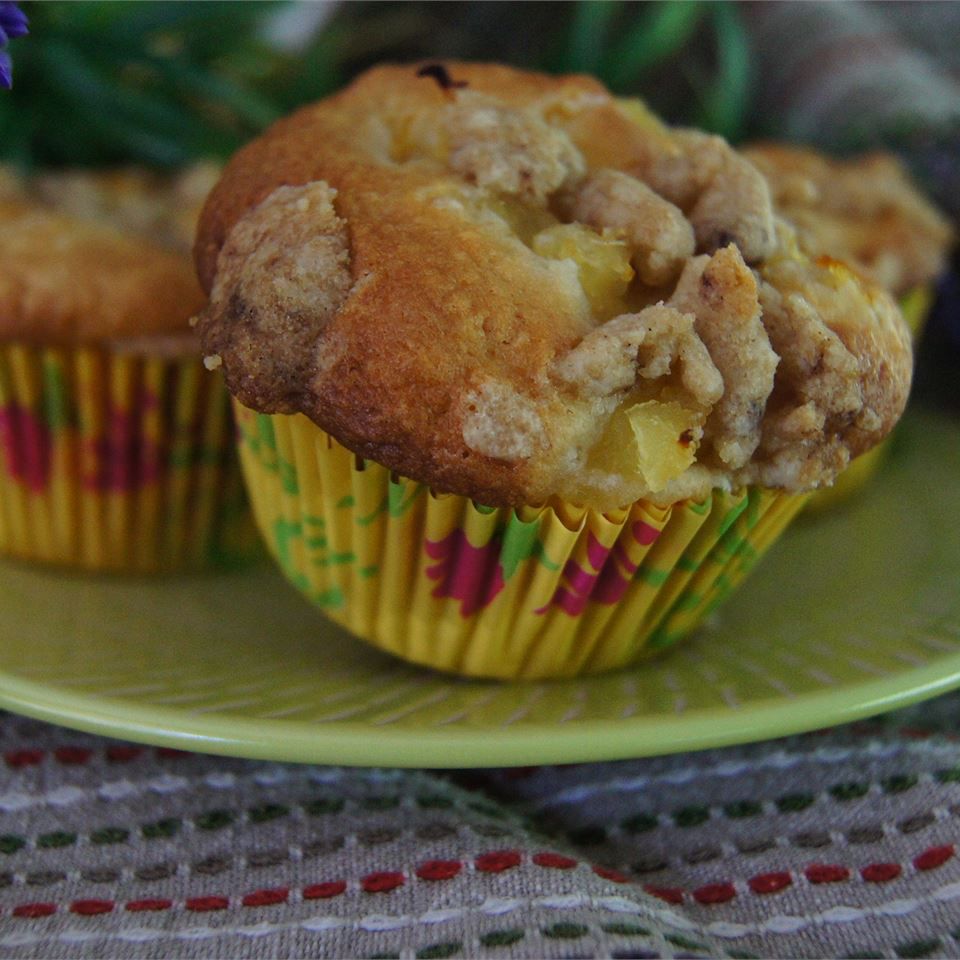 Pineapple Streusel Muffins
