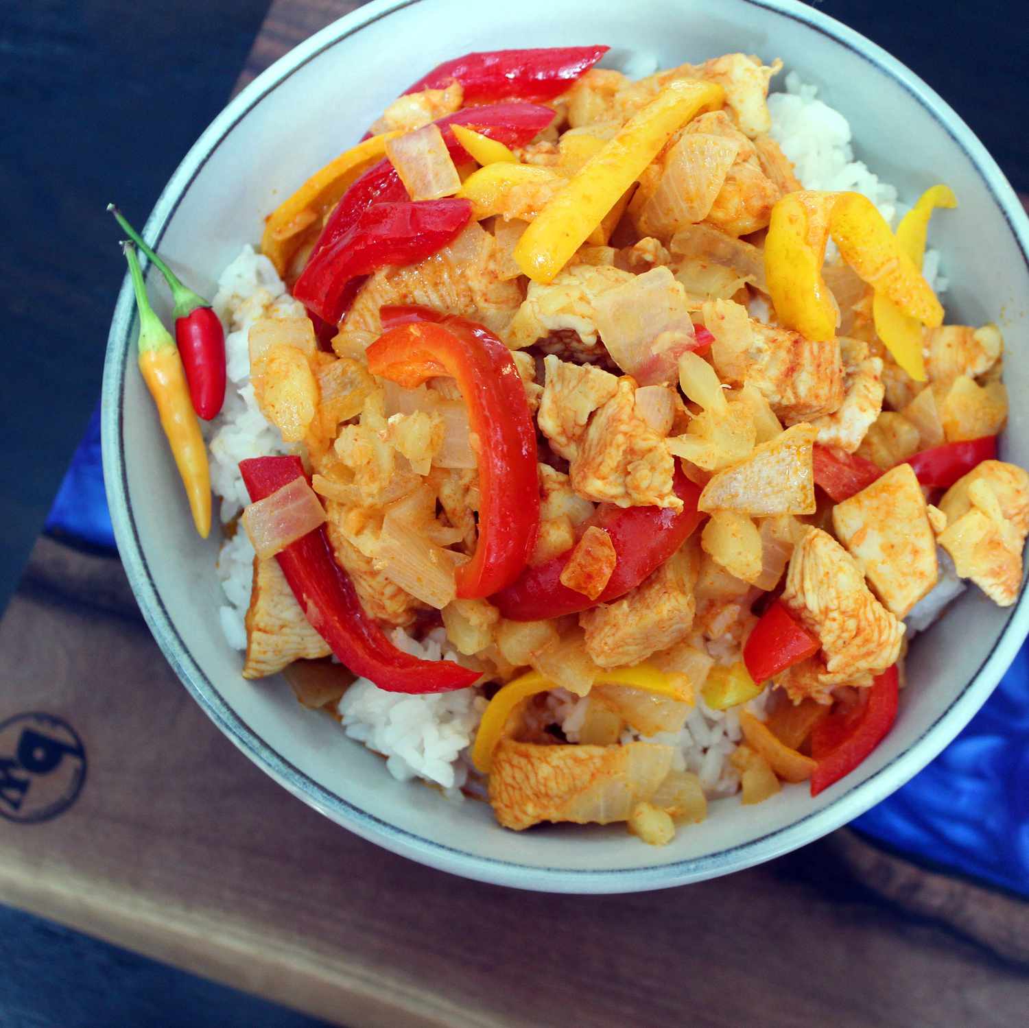 Pineapple Thai Red Chicken Curry