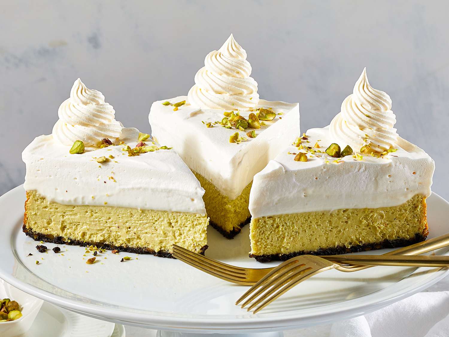 Pistachio Chocolate Cheesecake