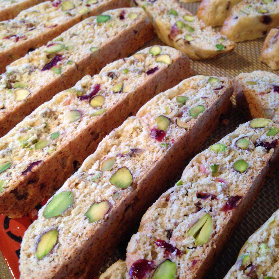 Pistachio Cranberry Biscotti