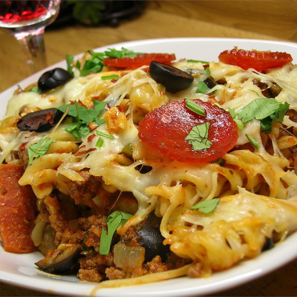 Pizza Pasta Casserole