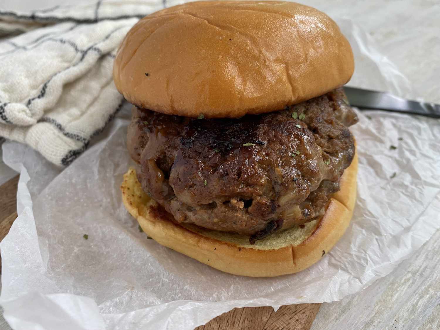 Pizza Stuffed Burgers