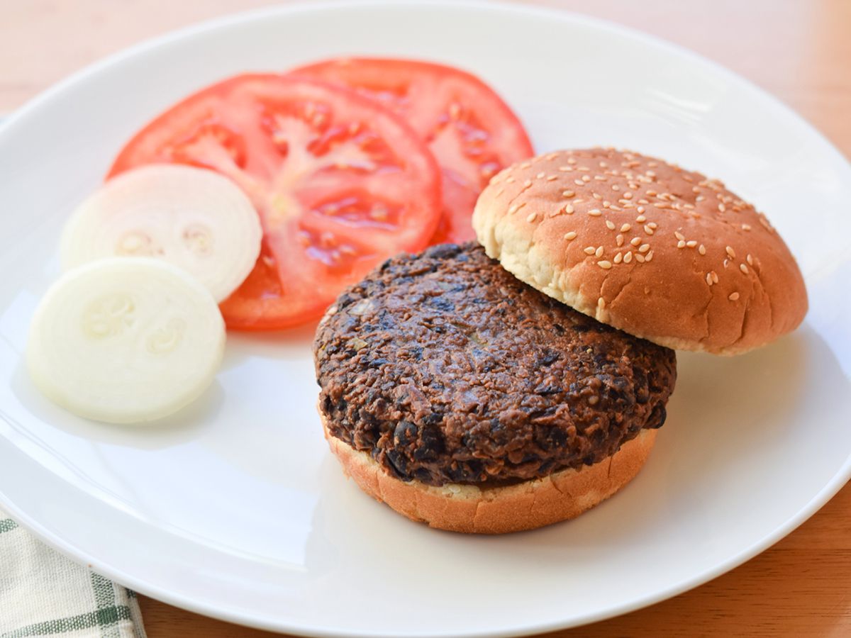 Plant-Based Black Bean Burgers