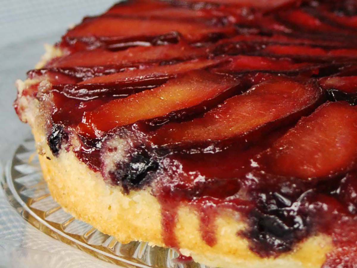 Plum Blueberry Cake