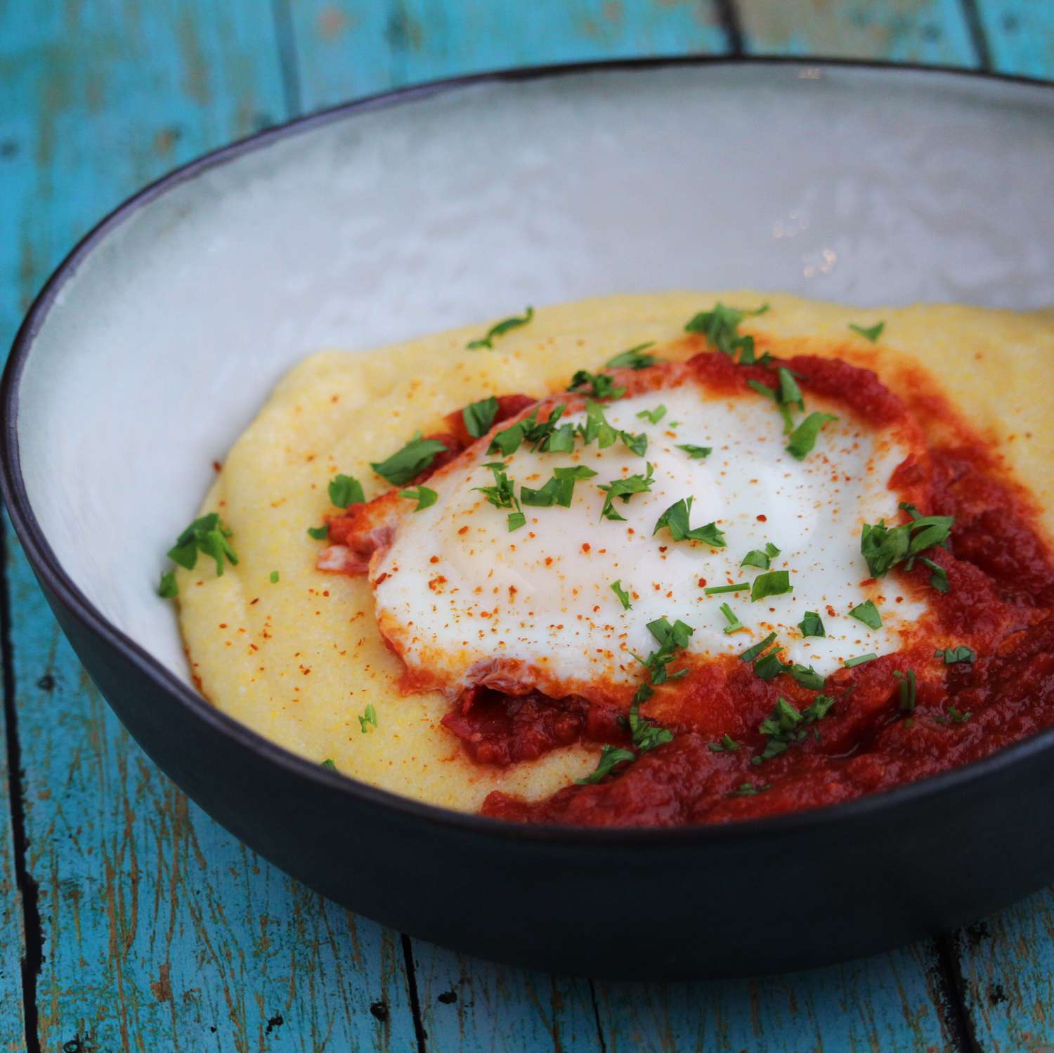 Poached Eggs in Tomato Sauce