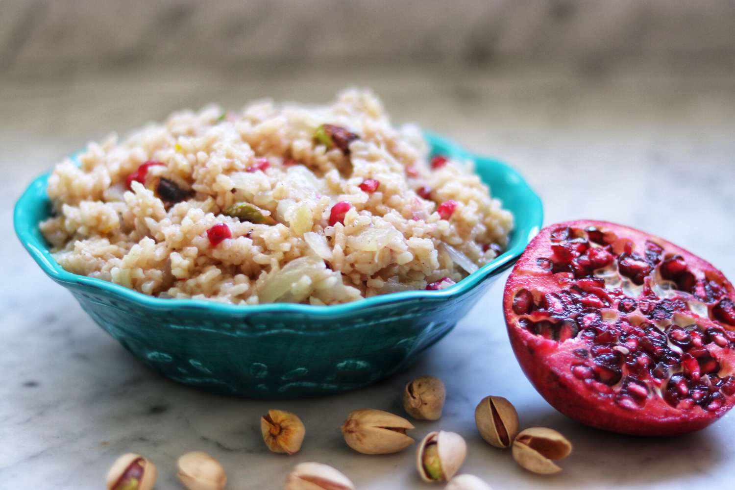 Pomegranate Rice Pilaf
