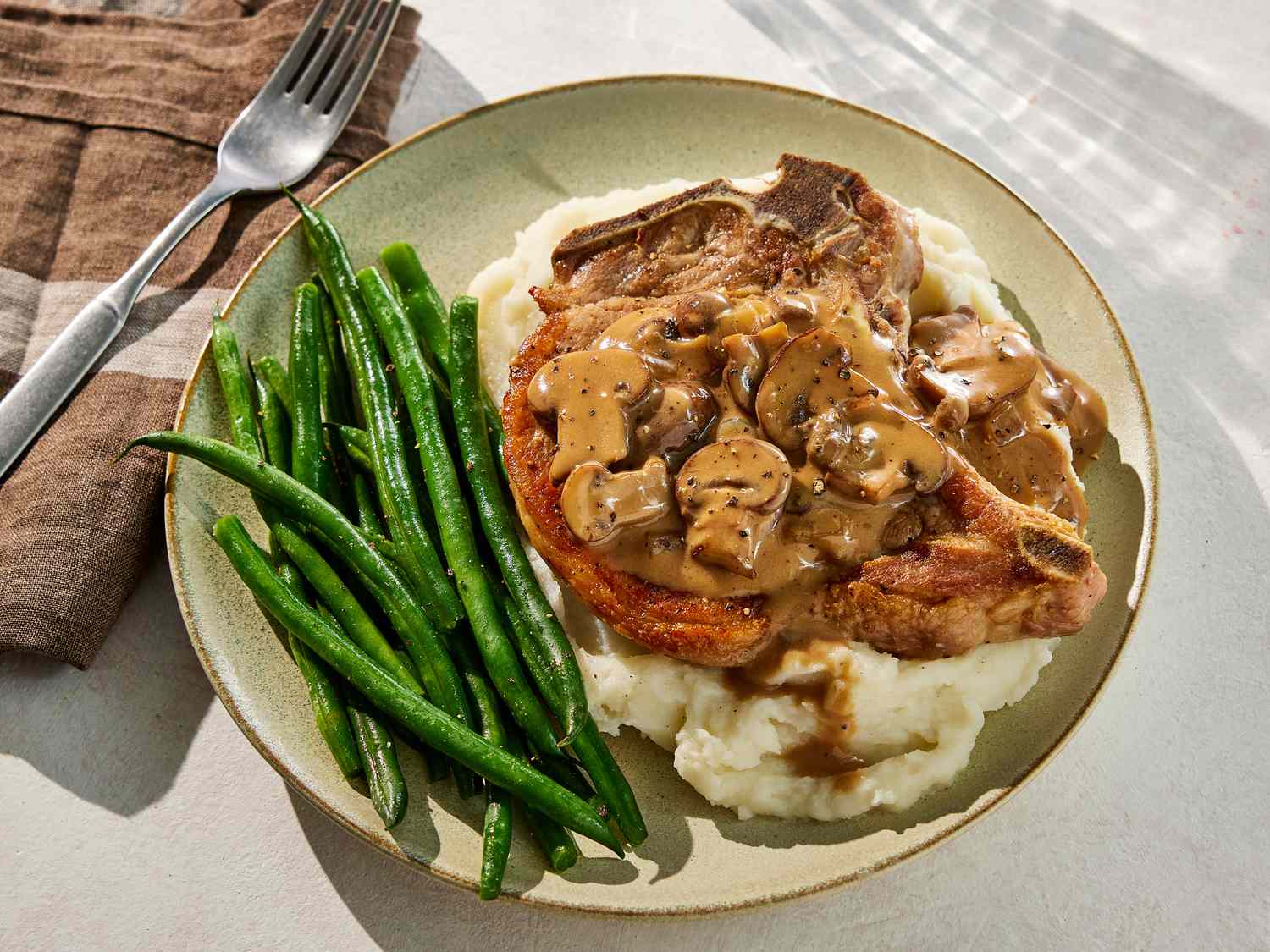 Pork Chops with Mushroom Sauce