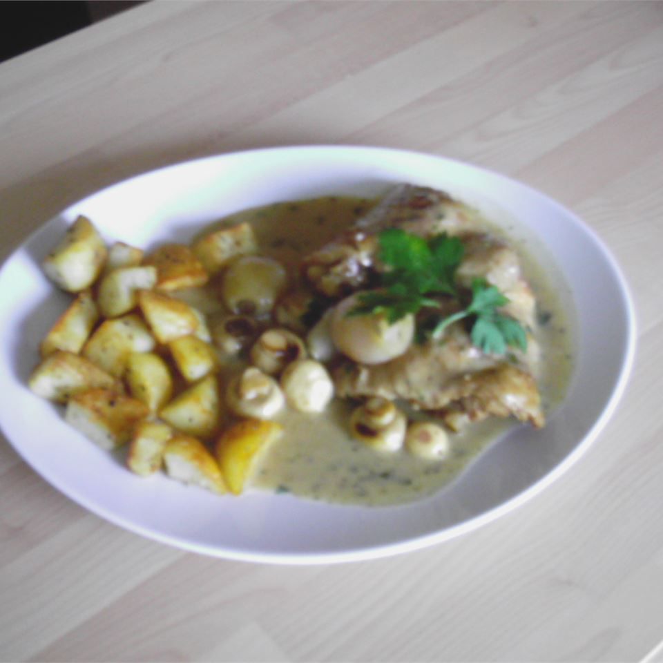 Pork Chops with White Wine and Mushrooms