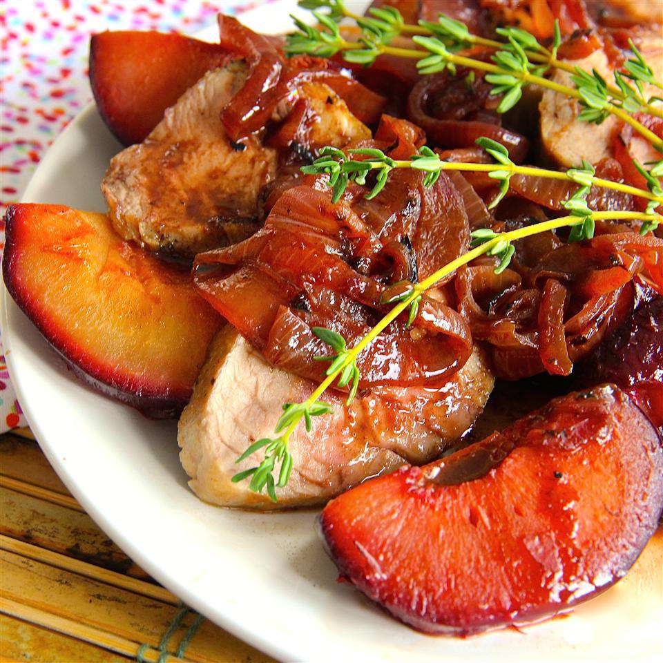 Pork Tenderloin with Plum Sauce