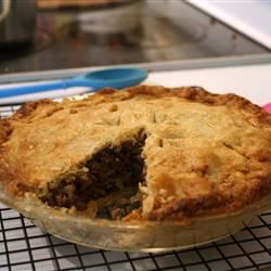 Pork Tourtière Pie