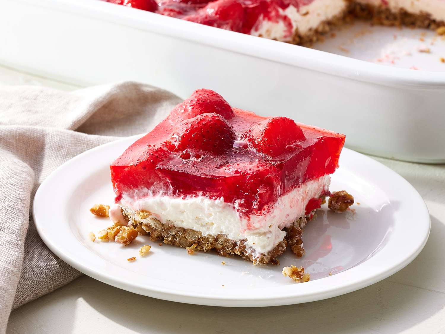 Pretzel Strawberry Salad