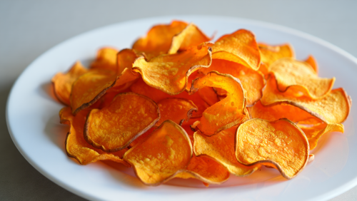 Air-Fried Sweet Potato Crisps