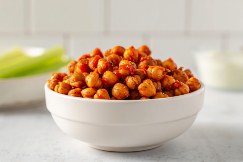 Air Fryer Buffalo Ranch Chickpeas