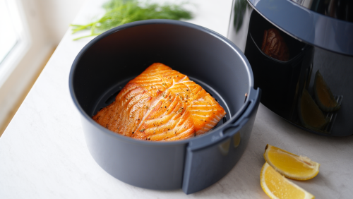 Air Fryer Perfectly Cooked Salmon from Frozen