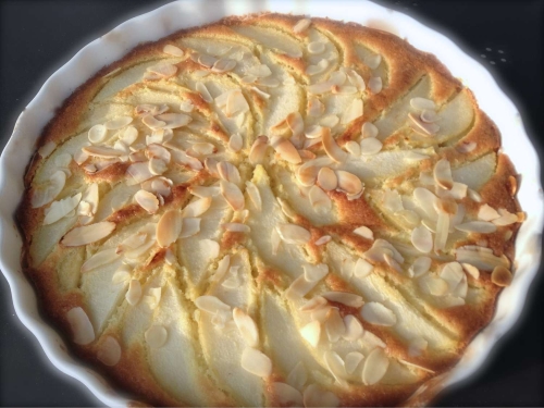 Autumn Almond and Pear Cake