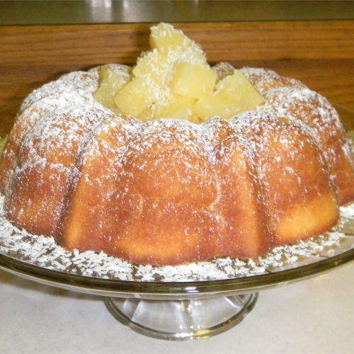 Buttery Mochi Cake with Red Bean Filling