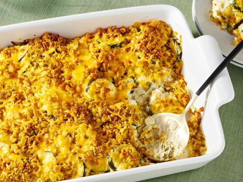 Cheddar Zucchini Bake