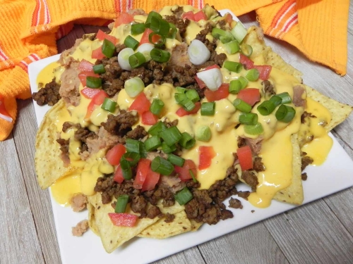 Cheesy Beef Nachos
