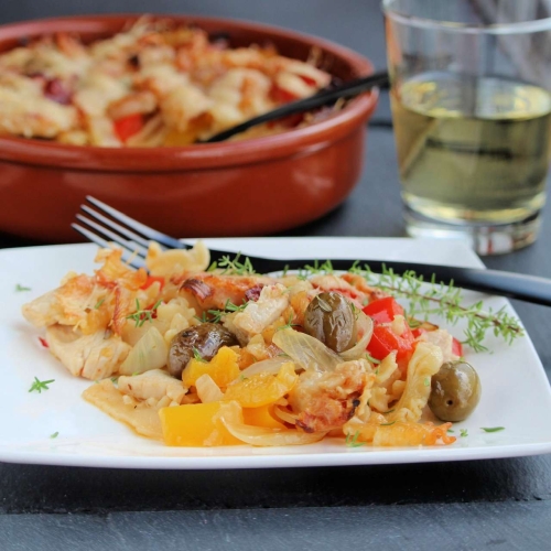 Chicken and Pepper Casserole