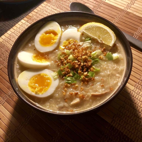 Chicken Arroz Caldo Soup