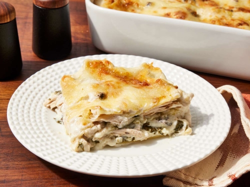 Chicken Spinach Alfredo Lasagna