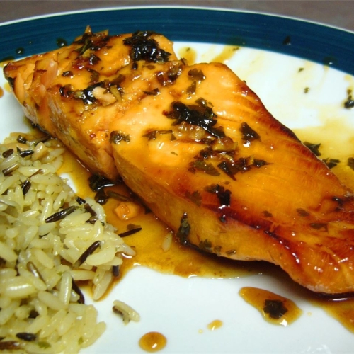 Cilantro Lime Grilled Salmon