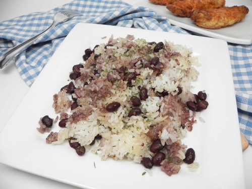 Costa Rican Fried Rice and Beans