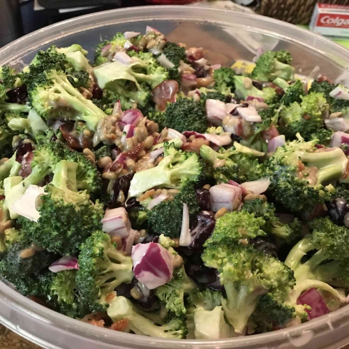 Cranberry Broccoli Salad