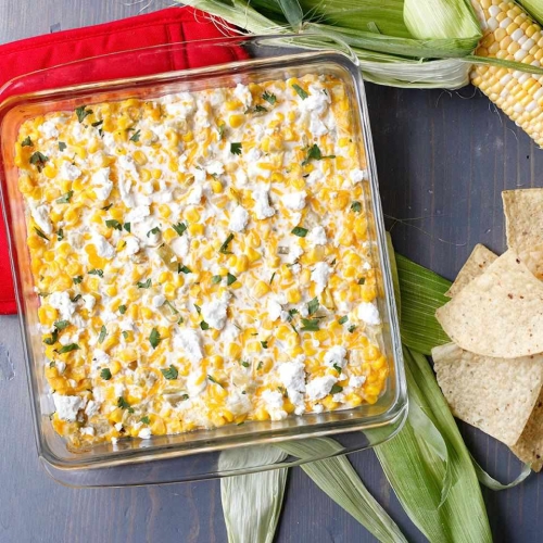 Creamy Corn Queso Dip
