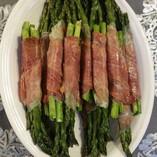 Crisp Prosciutto-Wrapped Asparagus
