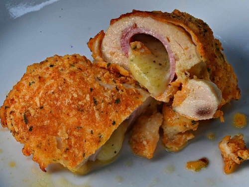 Crispy Air Fryer Chicken Cordon Bleu