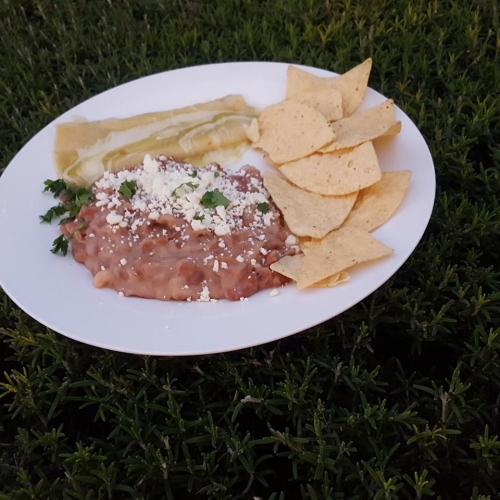 Crispy Refried Beans