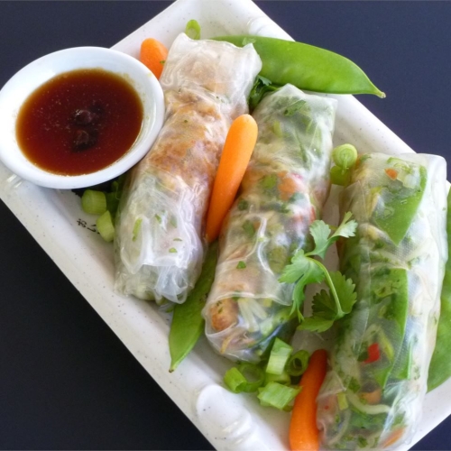 Crispy Thai Chicken Rolls