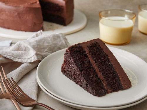 Decadent Black Magic Chocolate Cake