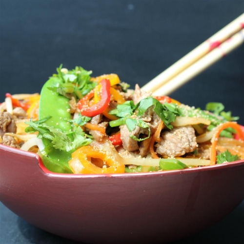 Flavorful Asian Beef Slaw