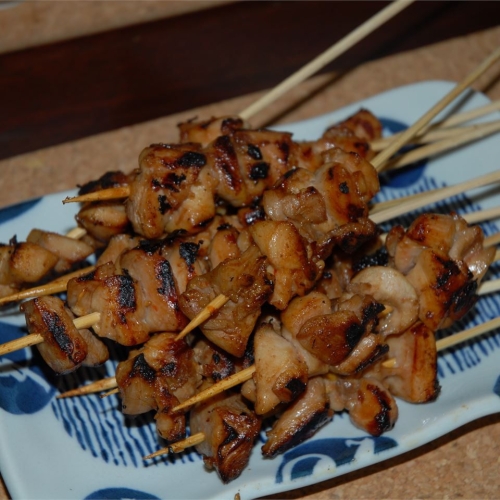 Grilled Chicken with Peanut Sauce