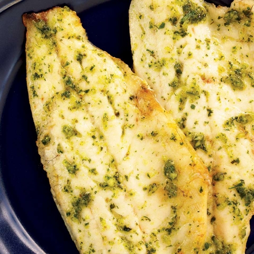 Grilled Fish with Pesto