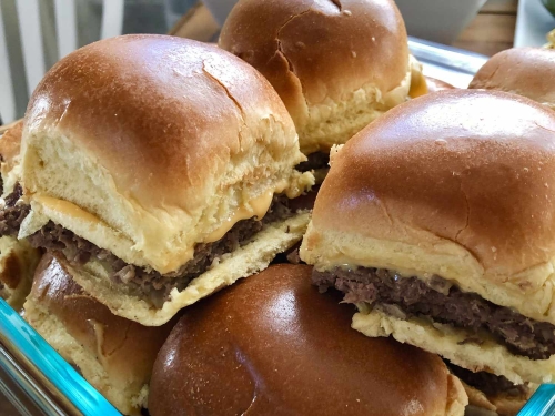 Homemade White Castle-Style Hamburgers